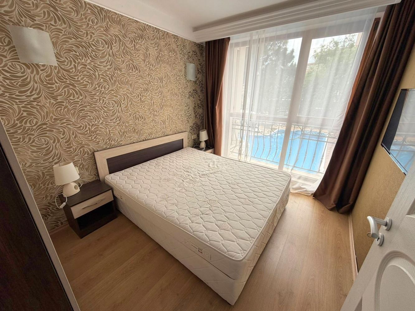 Zweizimmerwohnung mit Poolblick in einer ganzjährig geöffneten Anlage im Herzen von Sunny Beach