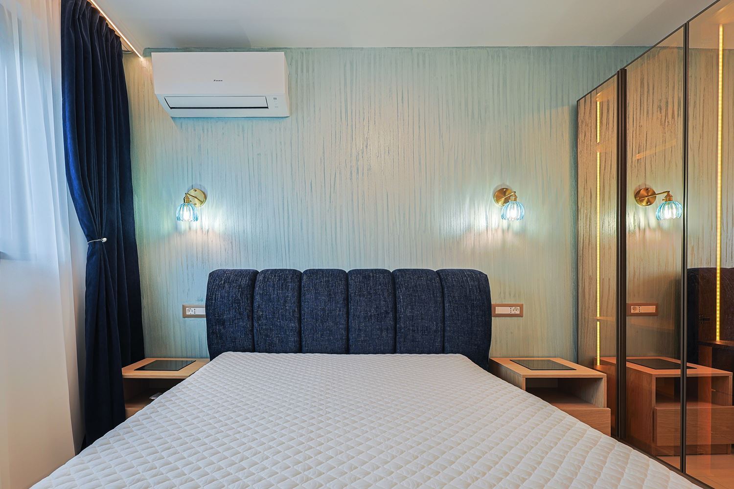 Zweizimmerwohnung mit Meerblick und Designer-Renovierung in einer grünen Anlage in Sonnenstrand