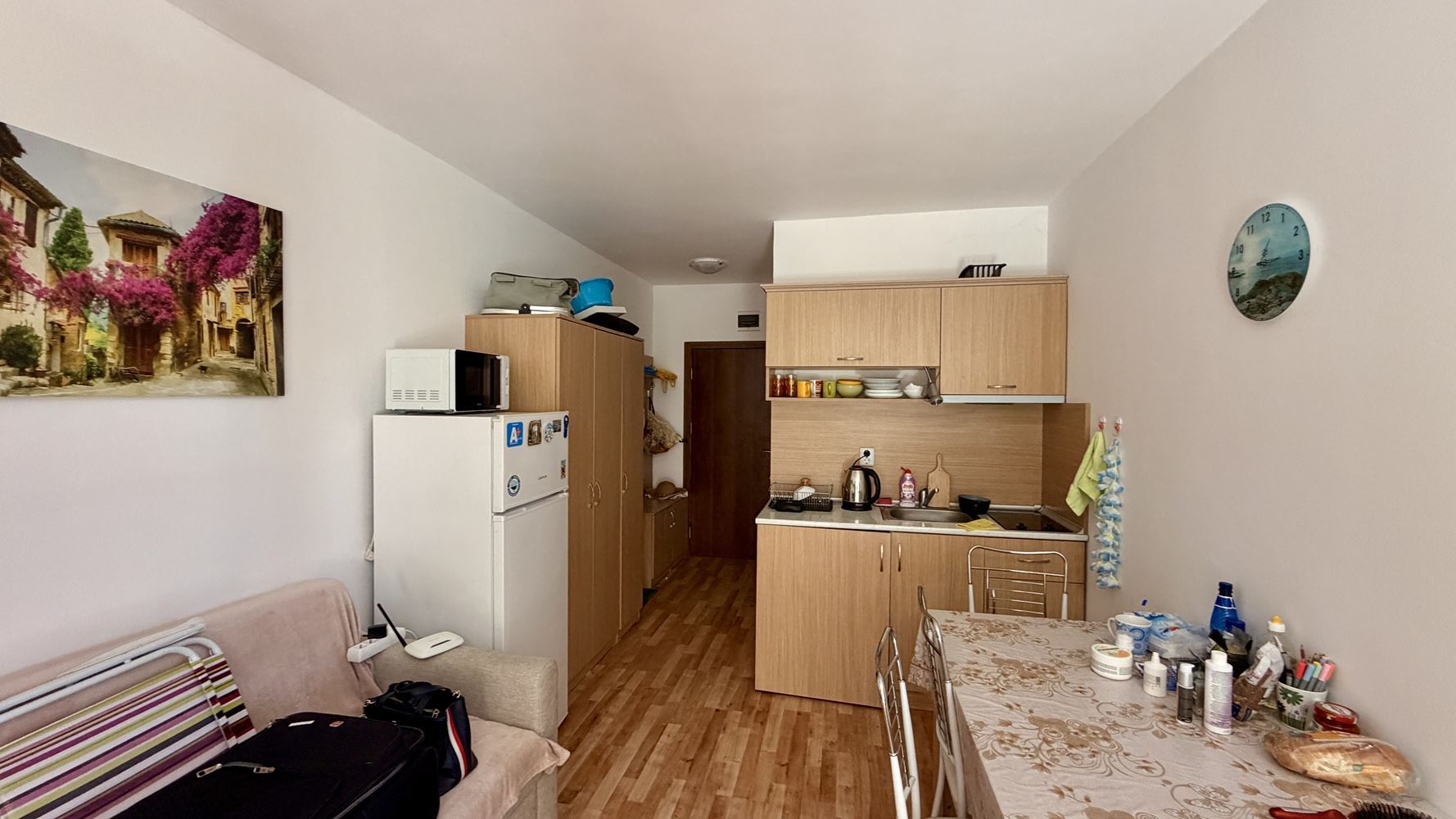 Gemütliche Wohnung mit einem Schlafzimmer und Poolblick in einer ruhigen Gegend von Sonnenstrand