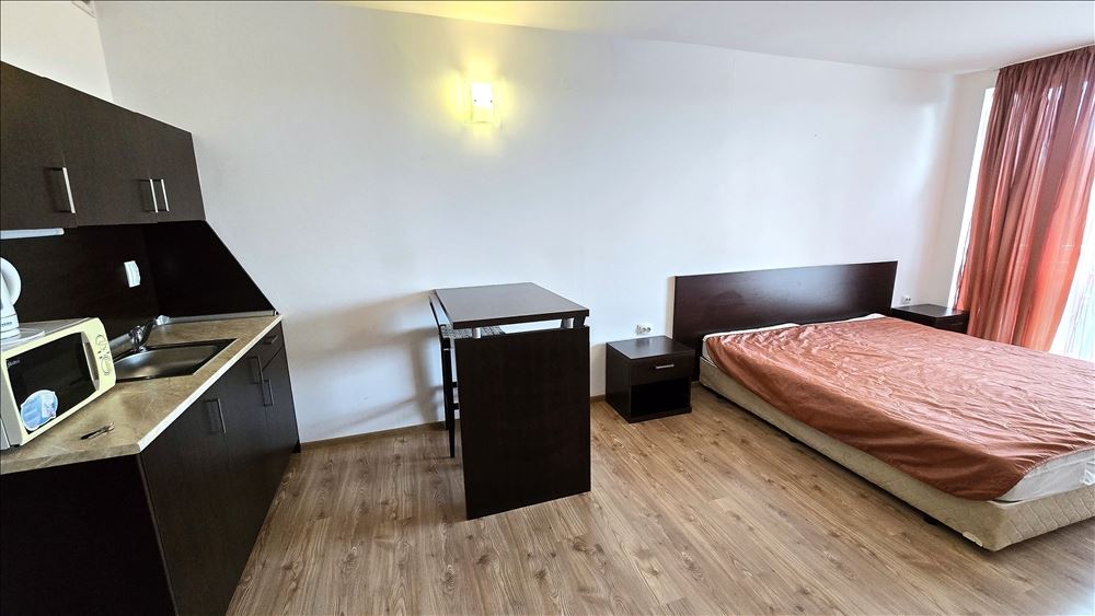 Elegantes Studio in einer Elite-Anlage in Sarafovo – nur wenige Schritte vom Strand entfernt, Luxus, SPA und Pool direkt vor Ihnen