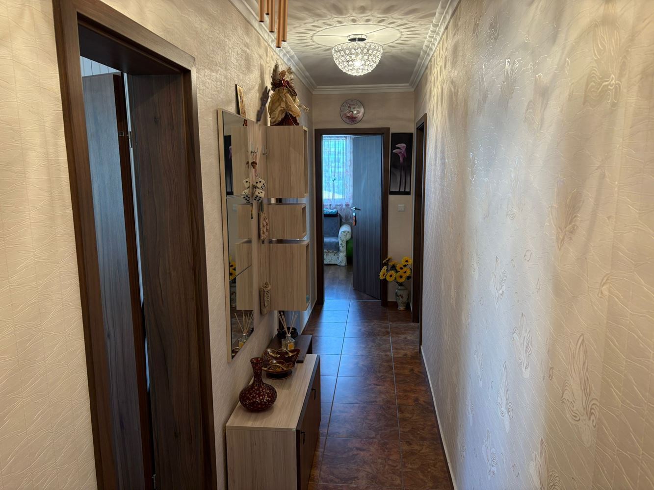 Drei-Zimmer-Wohnung mit Panoramablick auf das Meer in Sveti Vlas – 200 m vom Strand